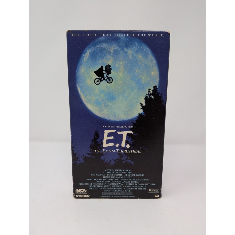 E.T. Extra-Terrestrial VHS 1988 MCA Green Tape Hi-Fi Stereo Spielberg 77012